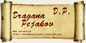 Dragana Pejakov vizit kartica